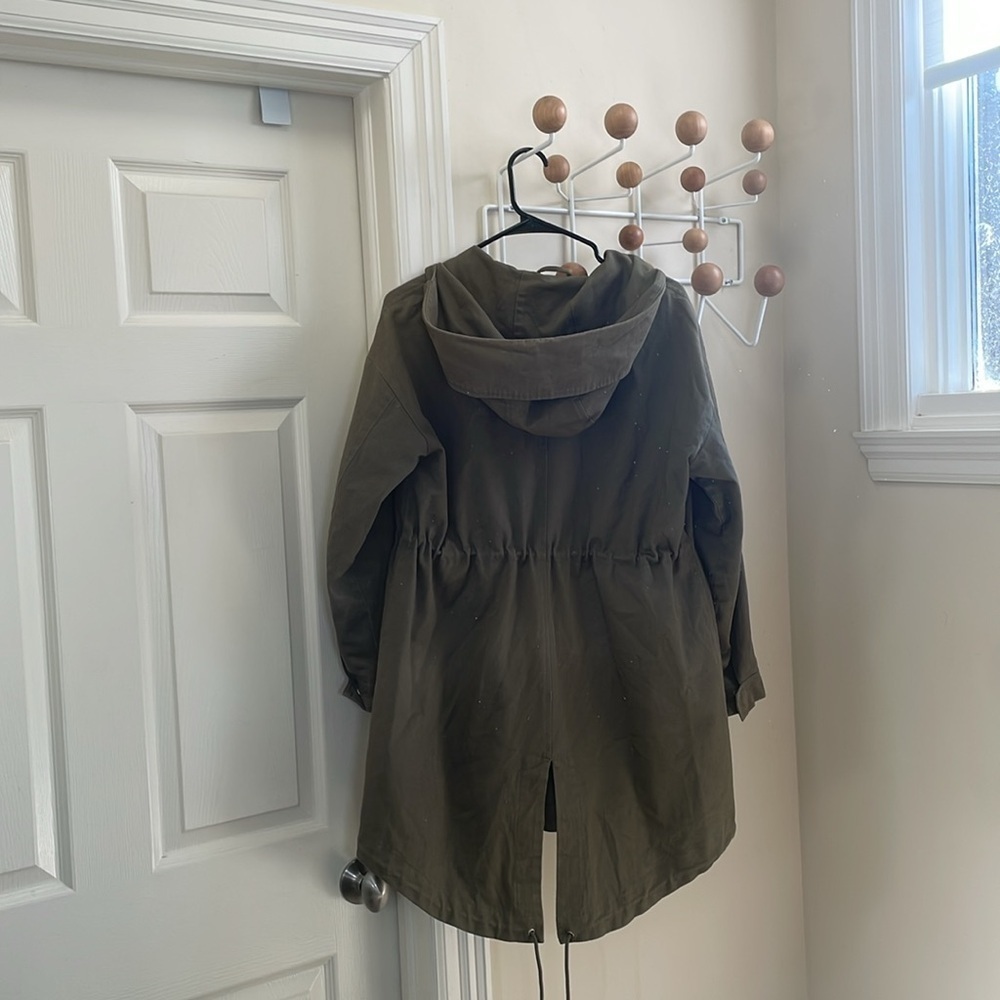 Matt & Nat - Classic Safari Outdoor Army Hood Jacket - Green - M - Picture 6 of 12